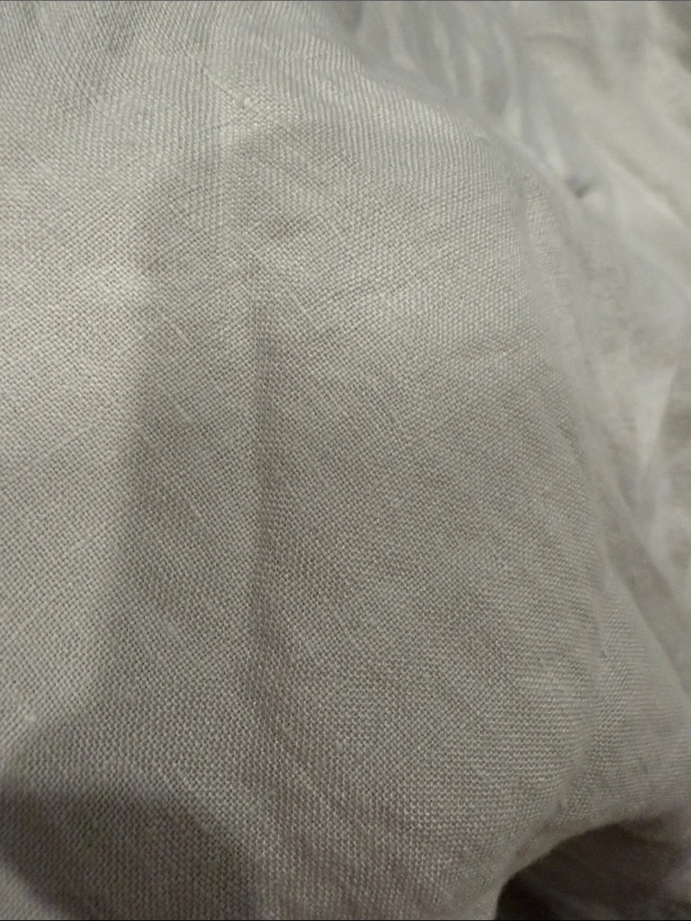 Parachute Light Gray Linen Duvet Cover